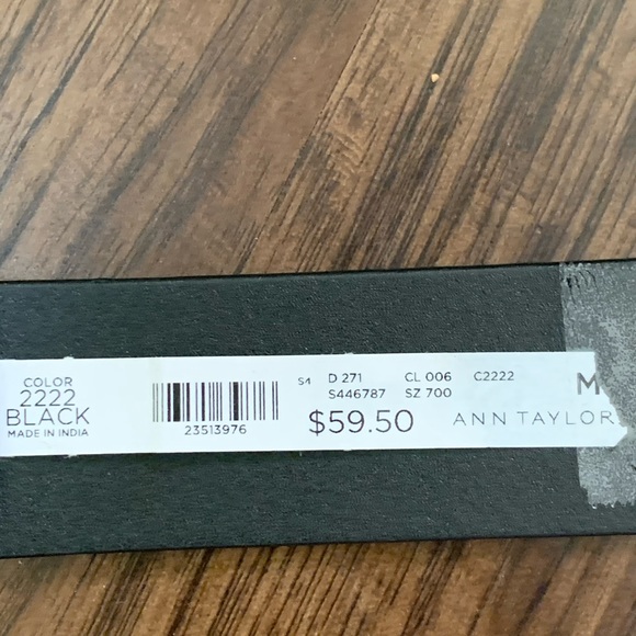Ann Taylor wide leather Trouser belt main image 15